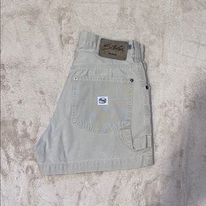 Silver jeans khaki shorts size 28